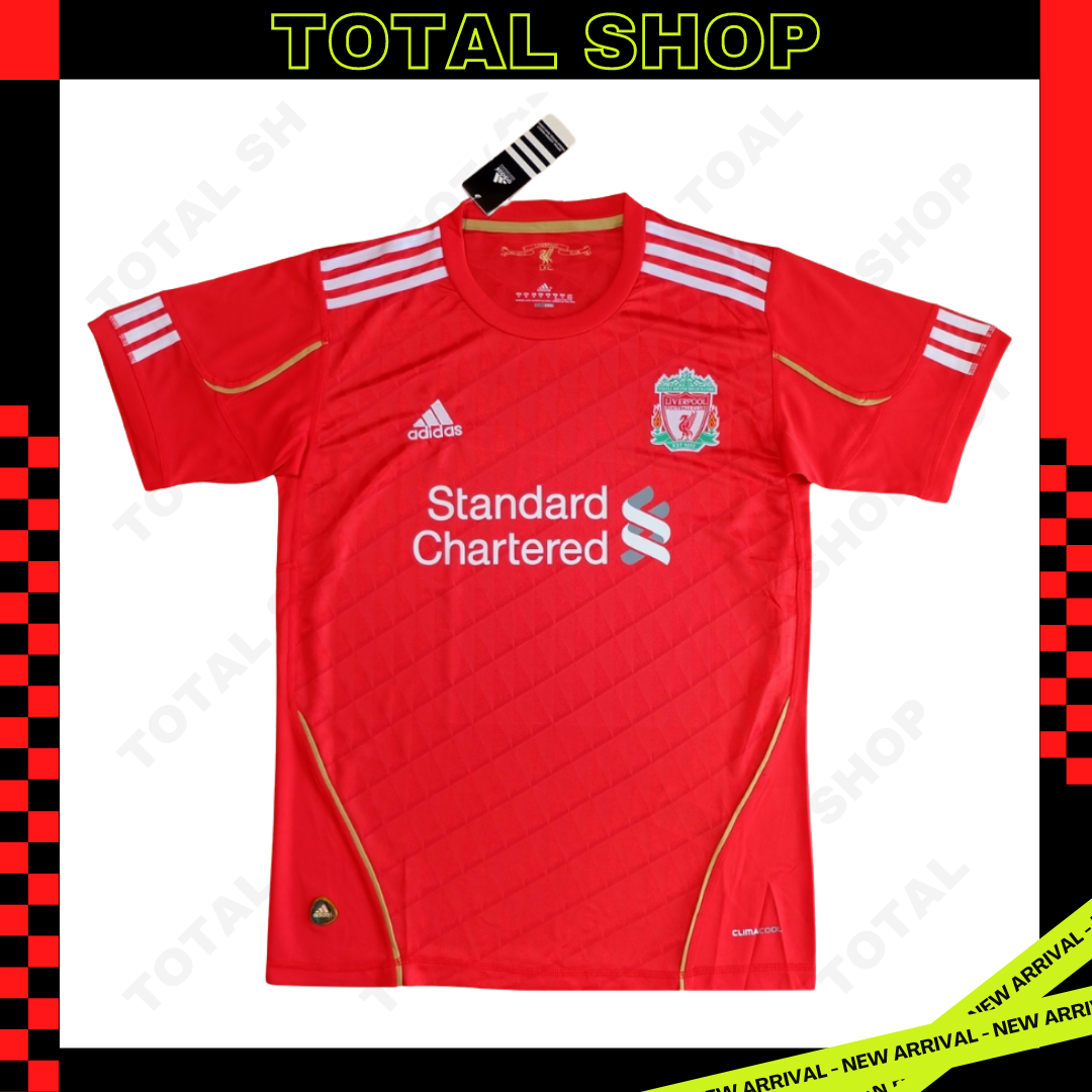 Liverpool 2010/11 Vintage Jersey เสื้อฟุตบอลลิเวอร์พูลย้อนยุค Standard Chartered