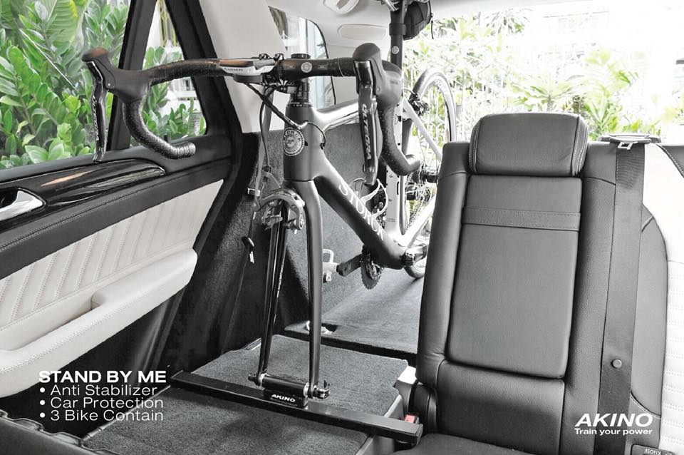 ขาตั้งจักรยาน Akino Stand by me Fork stand-แบบ 1 คัน มีเฉพาะสีดำ