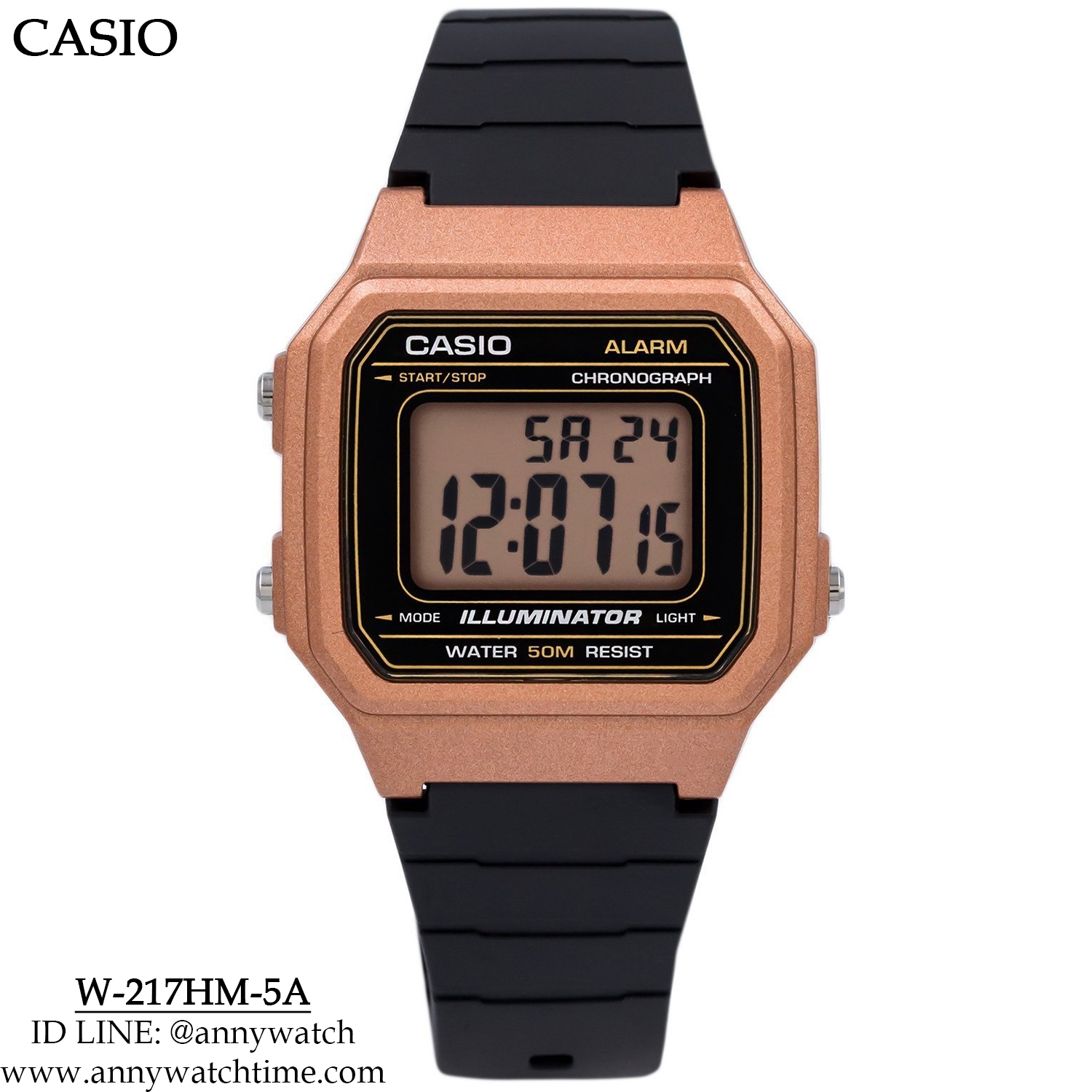 CASIO W-217HM-5A