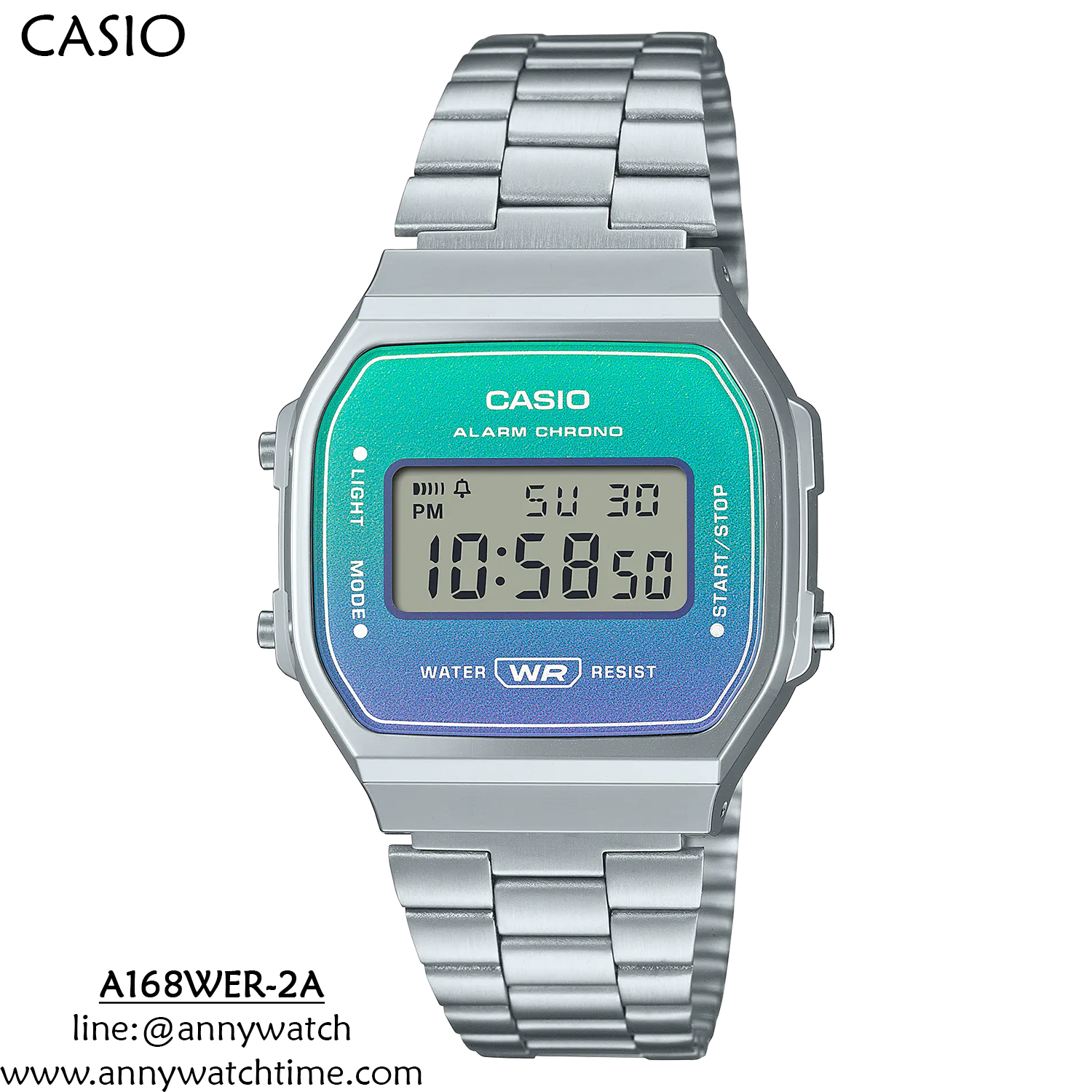 CASIO A168WER-2A