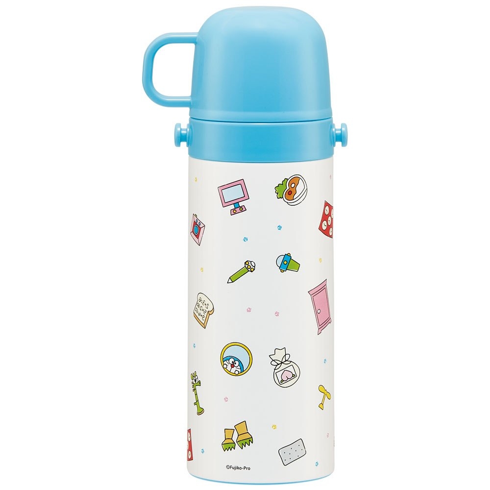 กระติกน้ำสแตนเลส Skater Doraemon 2ways โดเรมอน/โดราเอมอน 470ml/430ml