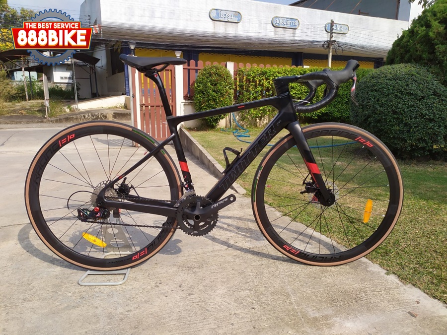 จักรยานเสือหมอบ TWITTER Stealth PRO DB RS24 เฟรมคาร์บอน 24สปีด Retrospec ล้อแบร์ริ่งลื่นๆ, TWITTER MY2022 (Integrated Carbon handlebar)