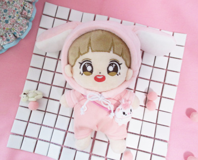 ชุดตุ๊กตา ชุดเอี๊ยมหูกระต่าย (15,20 cm.)