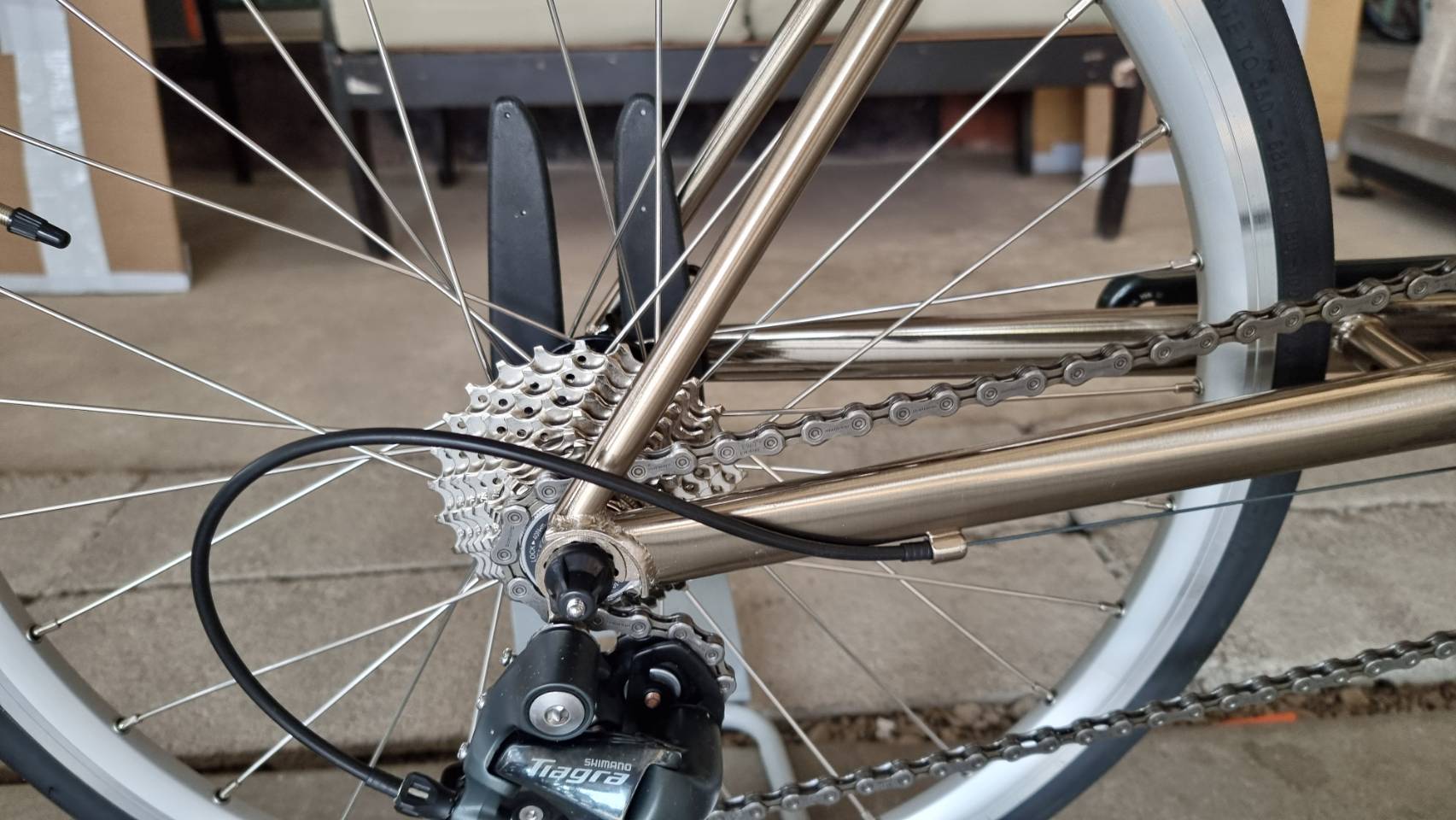 DARKROCK DR451 | จักรยานมินิเวโล่ เฟรม Reynolds 520 พร้อมชุดเกียร์ Shimano Tiagra 2x10 สปีด