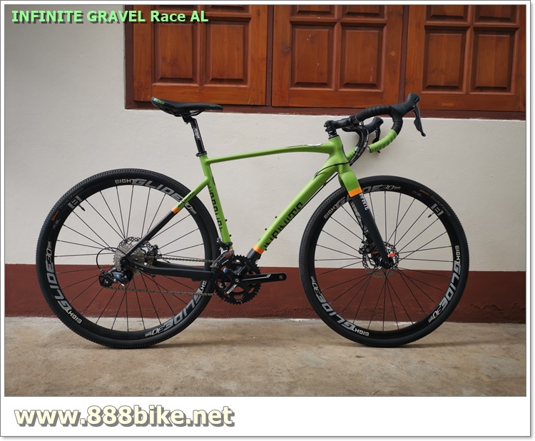 จักรยานเสือหมอบทางฝุ่น INFINITE GRAVEL Race AL เฟรมอลู 18 สปีด Sora 700C, 2022