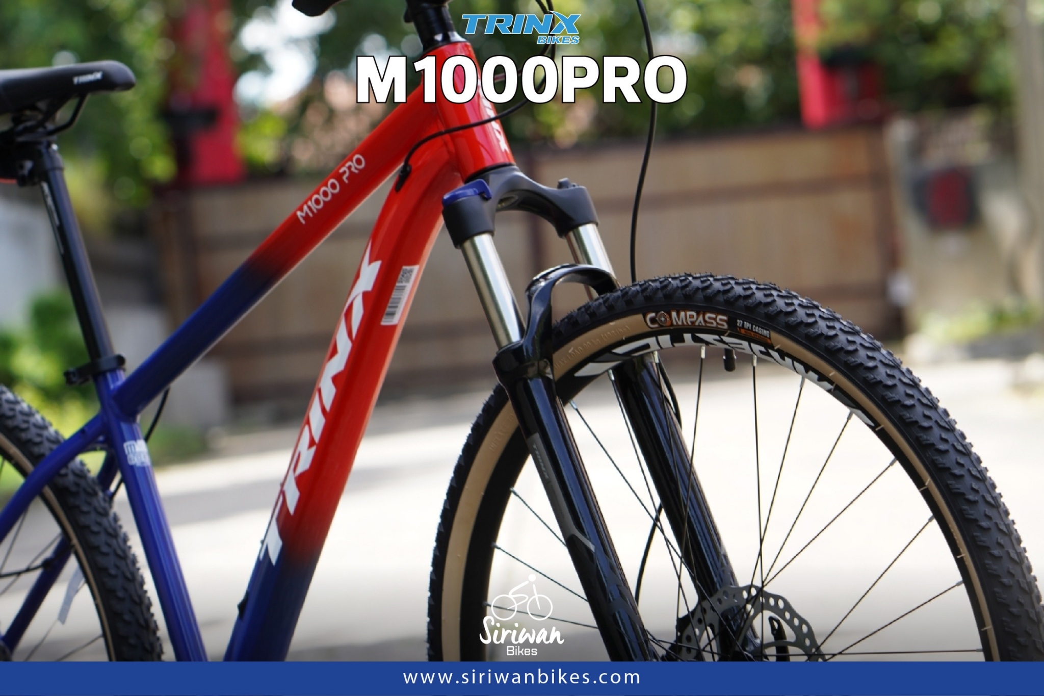 จักรยานเสือภูเขา TrinX M1000Pro เฟรมอลู 29er LTWOO 1*10 สปีด ดิสน้ำมัน, TRINX MY2023