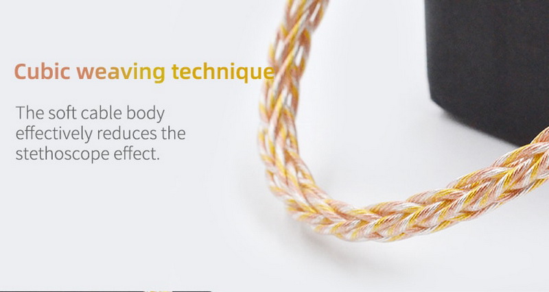 ขาย CCA NeoGoldsilver สายอัพเกรดหูฟังที่ดีที่สุด ขั้วพินC