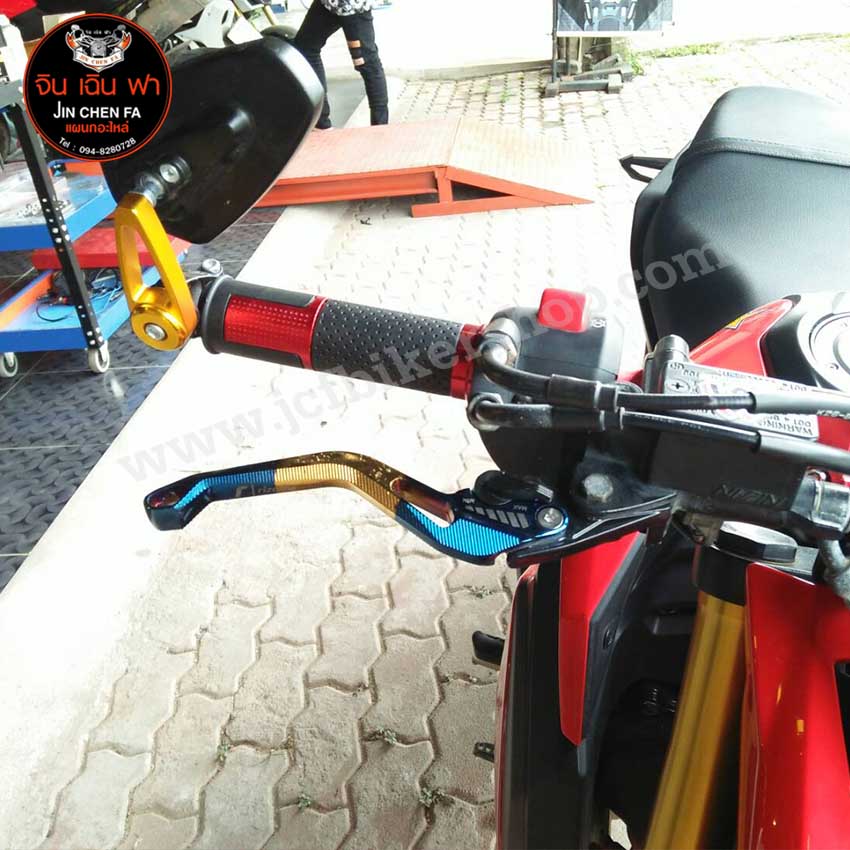 มือเบรค+ครัชHONDA MSX,MSX125SF สีทองไทเท