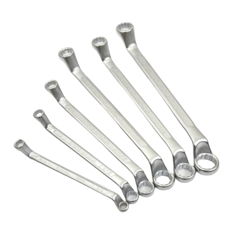 ชุดประแจแหวน 75องศา (6ชิ้น) ฟอร์ซ (FORCE) [หน่วยนิ้ว] Pn.50610S