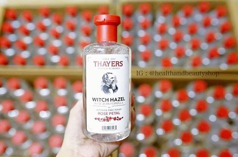 #สิวอุดตัน # Thayers, Rose Petal Witch Hazel, with Aloe Vera Formula, Alcohol-Free Toner, 12 fl oz (355 ml)