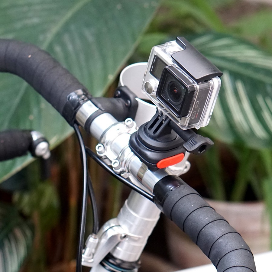 VINCITA KLICKfix clip for GoPro cameras (QR010) - GoPro camera mount with installation parts (GoPro not included) Vincita