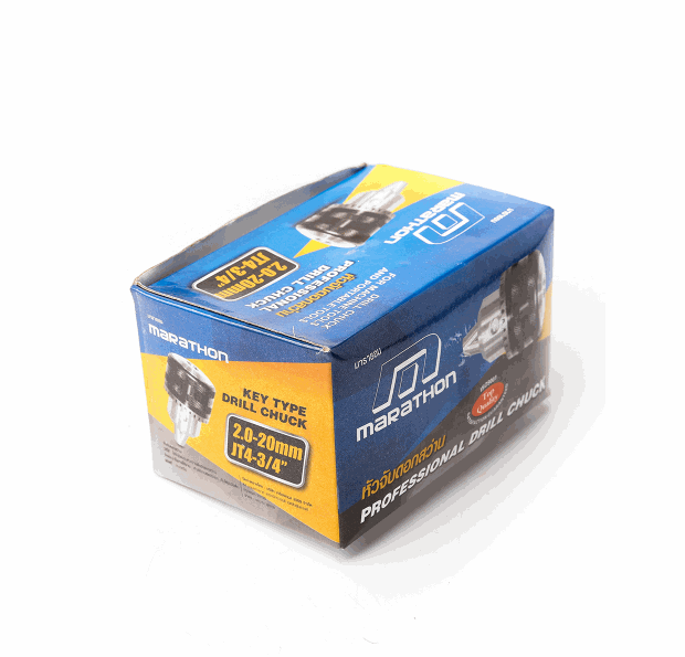 หัวจับดอกสว่าน (รูเตเปอร์) MARATHON มาราธอน (อย่างดี) รุ่น JT-4 ขนาด 2-20 มม. (3/4 นิ้ว) Pn.KT-J012-2555