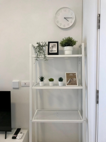 ให้เช่าคอนโด พลัม รังสิต เฟรช ตึก A 26.77 ตร.ม.เฟอร์ครบ มีเครื่องซักผ้า ใกล้ ม.กรุงเทพ