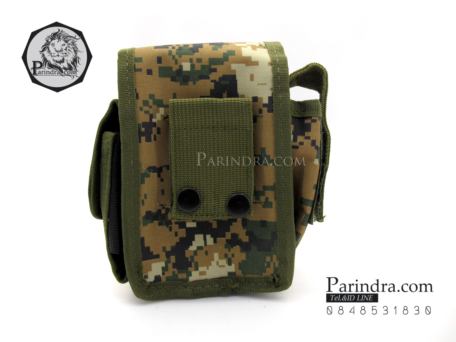 กระเป๋าคาดเอว ผ้าไนลอนลายพรางทหารแบบมินิ พกพาสะดวก ทนทาน แข็งแรง