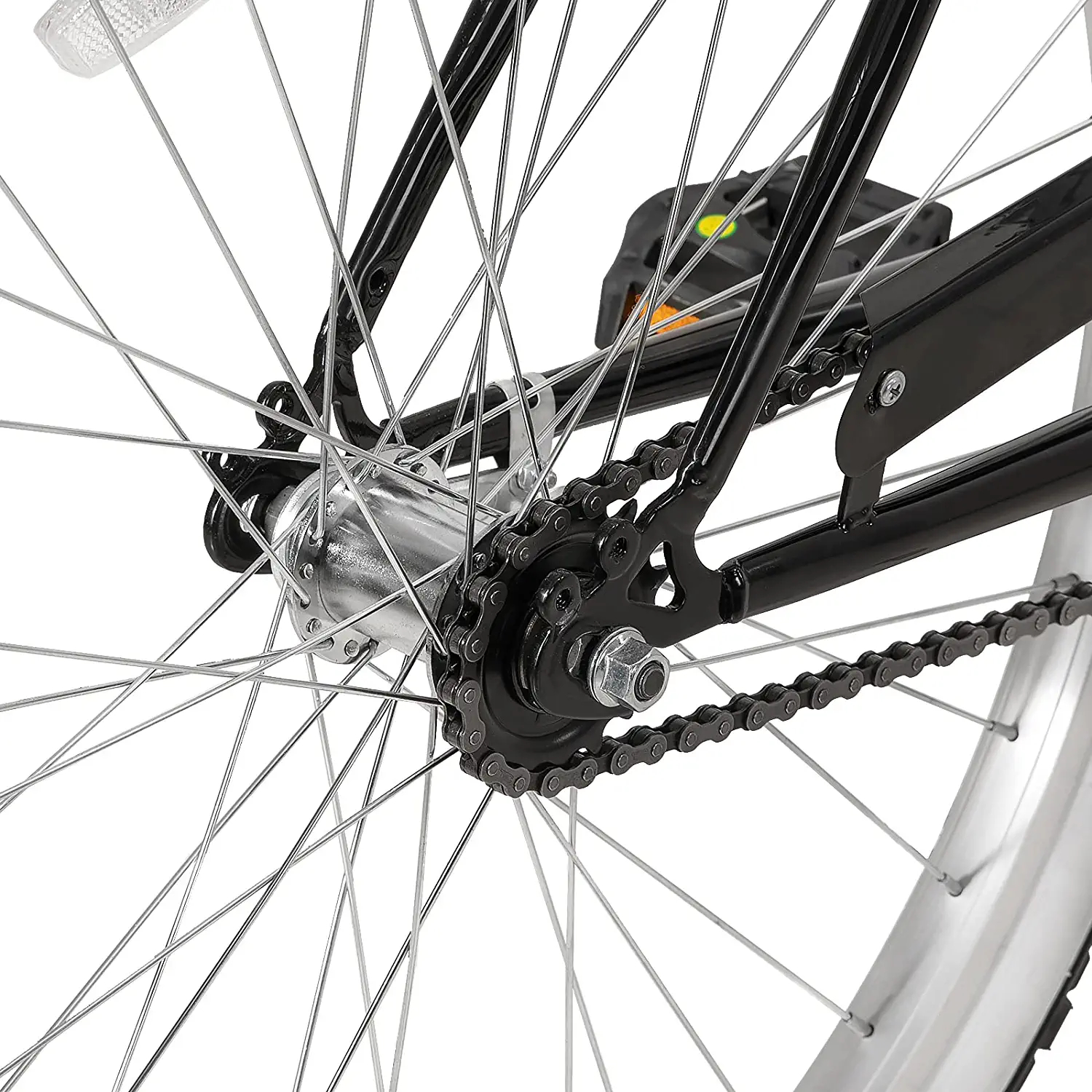 จักรยาน HILAND BEACH CRUISER Bicycle Single speed, BC01 เฟรมเหล็ก ล้อ 26 นิ้ว