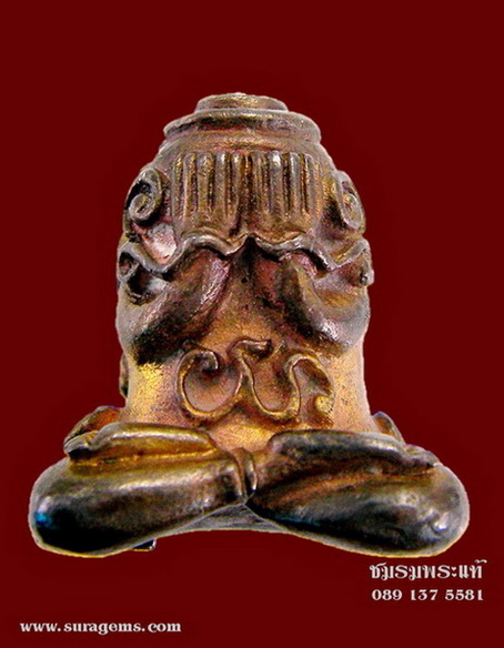 ปิดตายันต์ยุ่ง มหาลาโภ คูณลาภ หลวงพ่อคูณ ปริสุทโธ เนื้อนวะ **องค์ยอดช่อ**