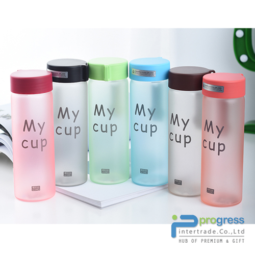 กระบอกน้ำพลาสติก 380 ml.