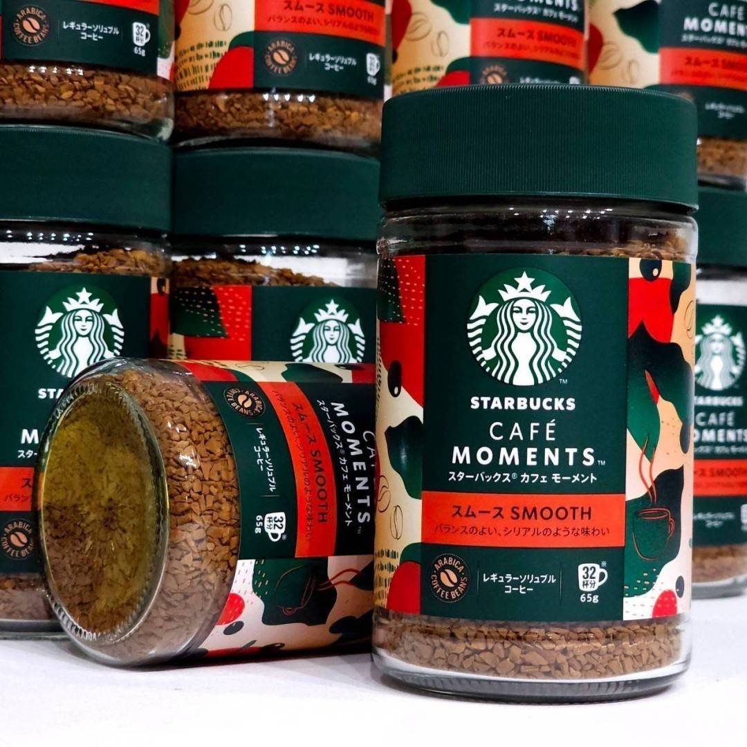 กาแฟ Starbucks CAFE MOMENT BRIGHT and SMOOTH ชงได้ 32 แก้ว