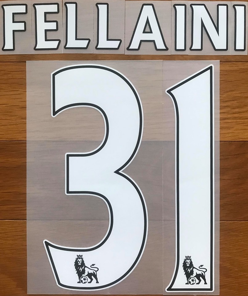 ชุดชื่อและเบอร์ติดเสื้อฟุตบอล #31 เฟลไลนี่ สโมสรแมนเชสเตอร์ ยูไนเต็ด (ชุดเยือน EPL 2013/19) PLAYER SIZE ใหม่ / #31 FELLAINI MANCHESTER UNITED Football Club (Away EPL 2013/19) PLAYER SIZE Name and Number Set NEW