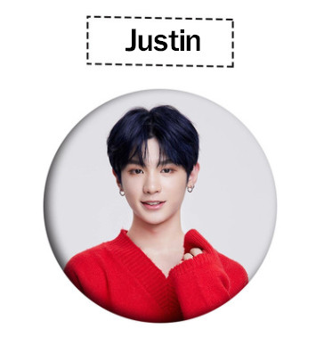 เข็มกลัด Justin - Idol Producer