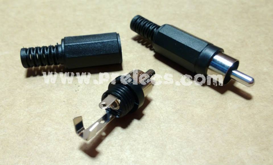 RCA Plug Black(อย่างดี)