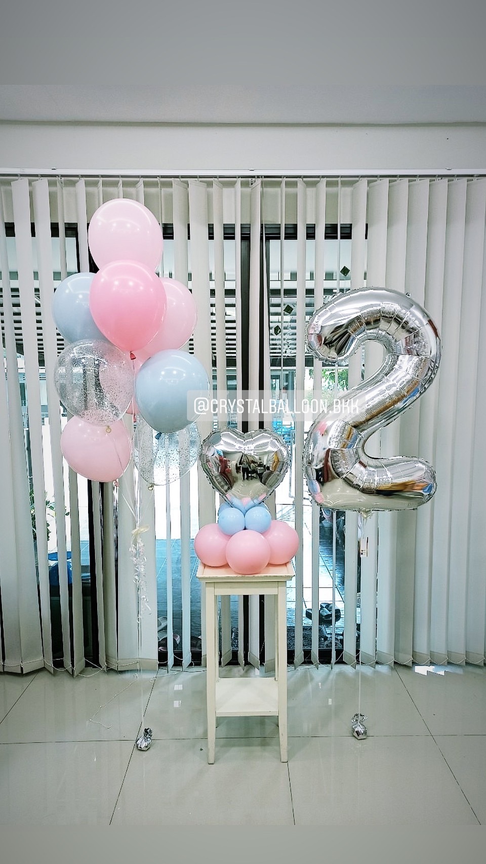 ลูกโป่ง วันเกิดเด็ก ช่อลูกโป่ง ช่อ 9 ลูก 1 ช่อ สีพาสเทล พร้อม ฟอยล์ตัวเลข ขนาด 40" 1 ชิ้น พร้อม ฟอยล์หัวใจ ขนาด 18" ตั้งฐาน 1 ชิ้น พร้อมตกเเต่ง สามารถเปลี่ยนสีลูกโป่ง/เปลี่ยนสี-ฟอยล์ตัวเลขได้