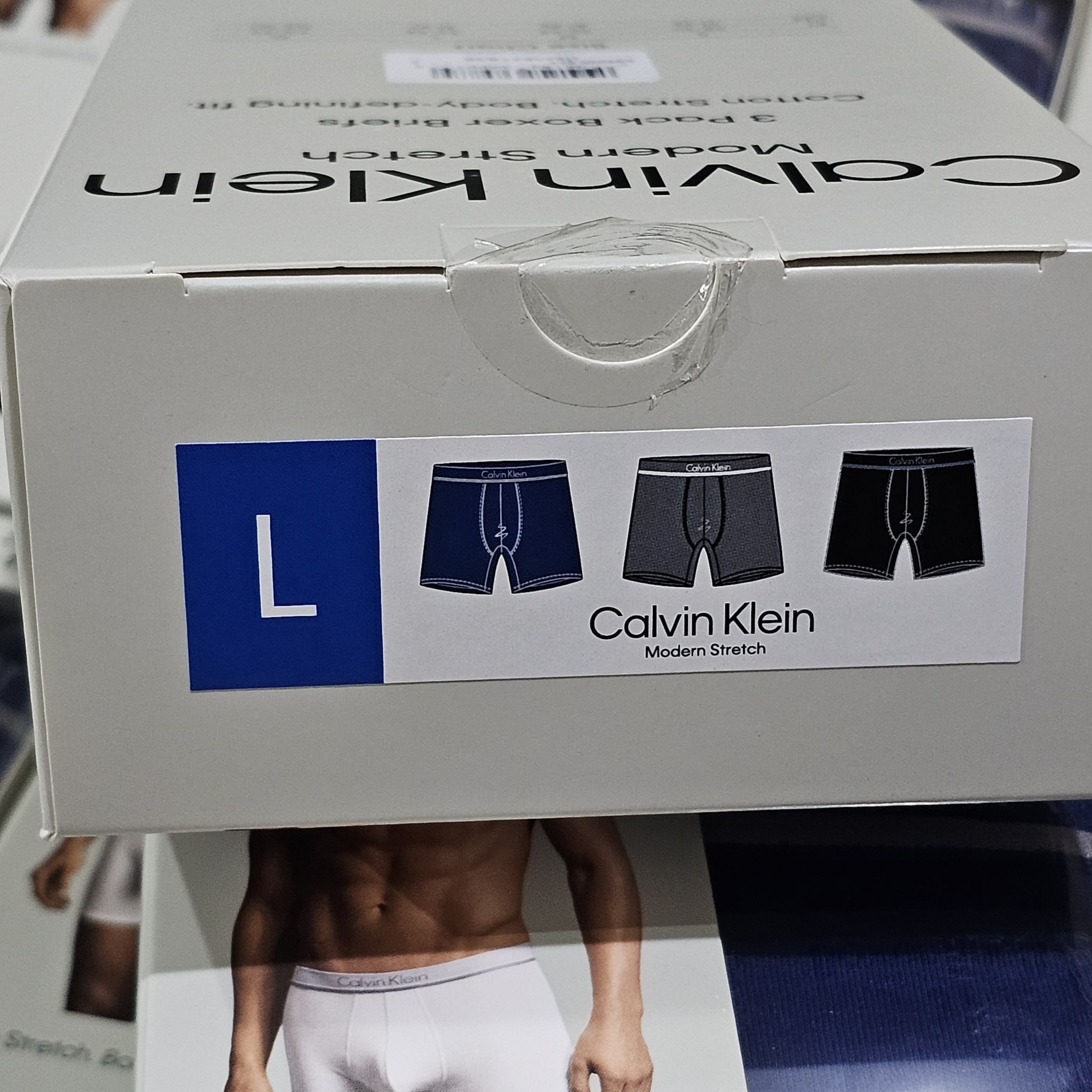 !!ของแท้ 100%!! Calvin Klein Men Underwear กางเกงในแบบ Boxer แพค 3 ตัว