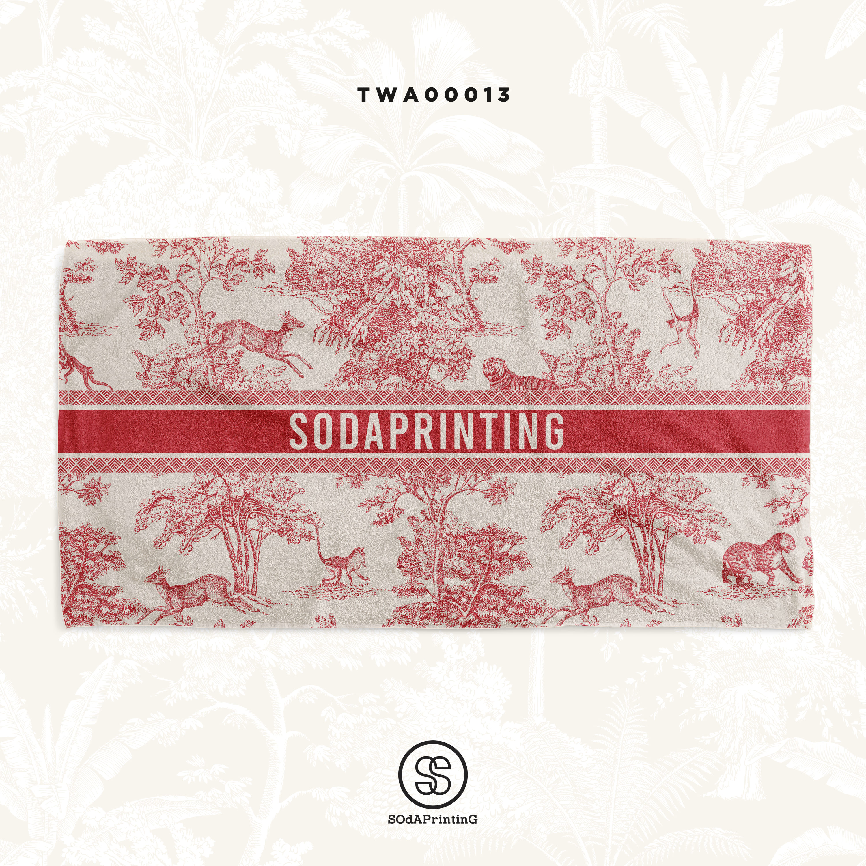 ผ้าเช็ดตัว FOREST รหัส TWA00013 #SOdAtowel #SodAhome #ผ้าขนหนู #ผ้าเช็ดตัว #towel #FOREST
