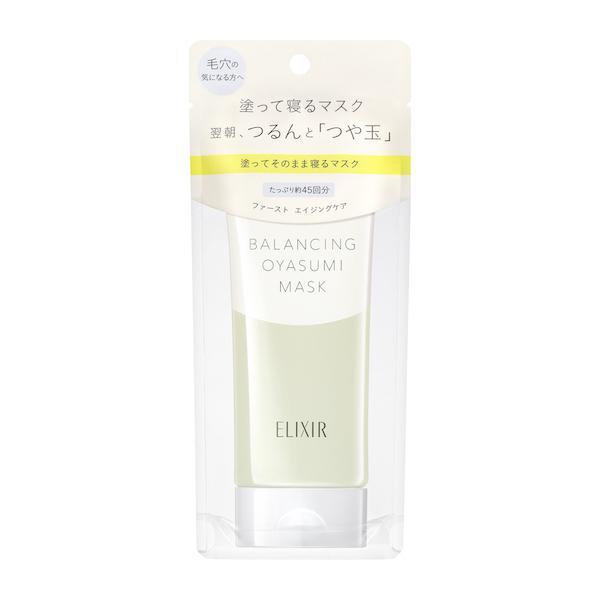 ⭐ มาก์สหน้า ELIXIR BALANCING OYASUMI MASK มาส์กเจลปรับสมดุลผิวก่อนนอน 90g ⭐