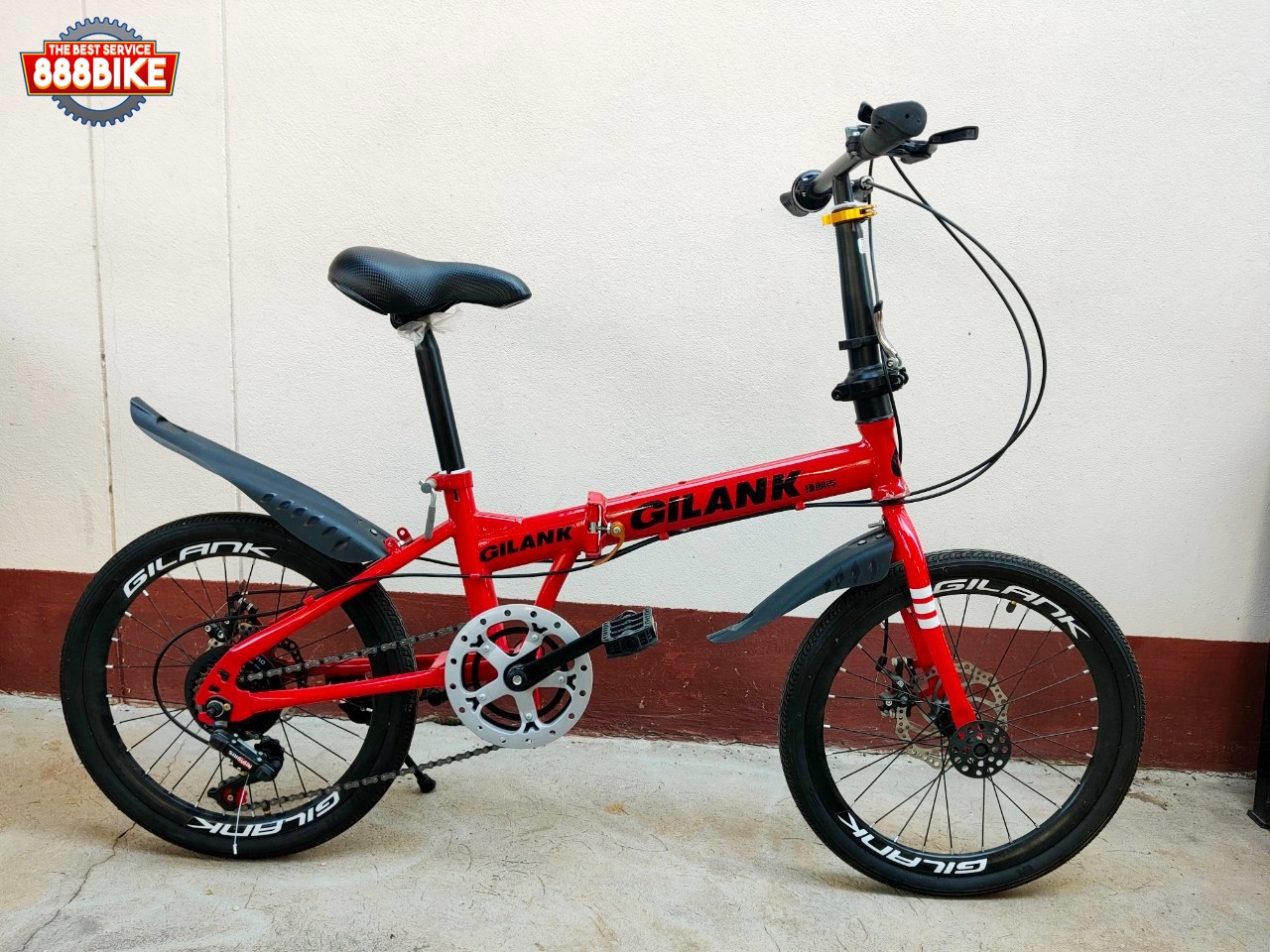 จักรยานพับได้ GILANK เฟรมเหล็ก ชุดเกียร์ 7สปีด (ตัวโชว์)