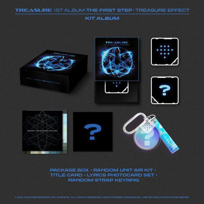 KIT #TREASURE 1st ALBUM [THE FIRST STEP : TREASURE EFFECT]
