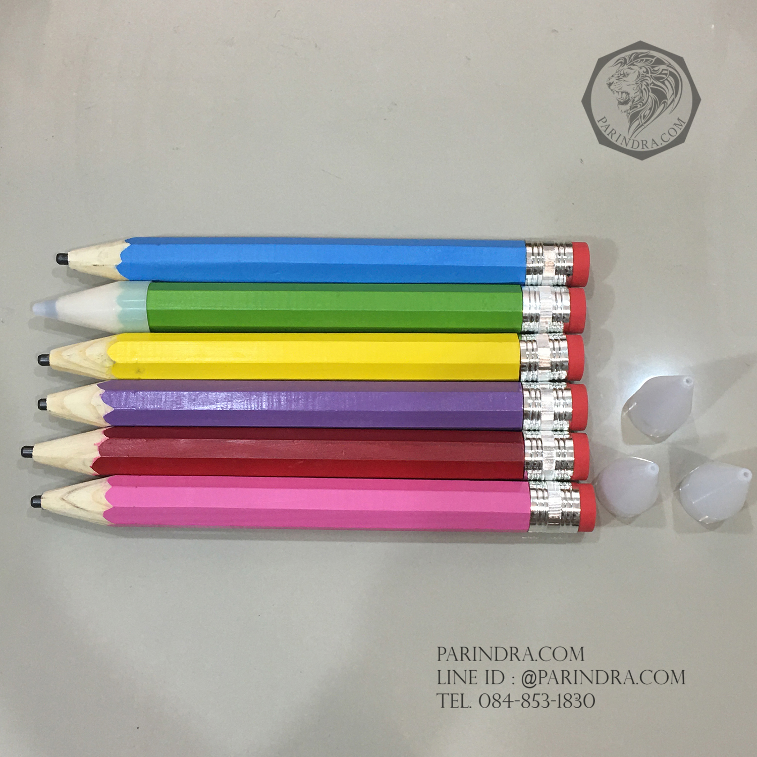 ดินสอไม้ยักษ์ ใหญ่เวอร์ กันลืม กันหาย มีหลากหลายสี