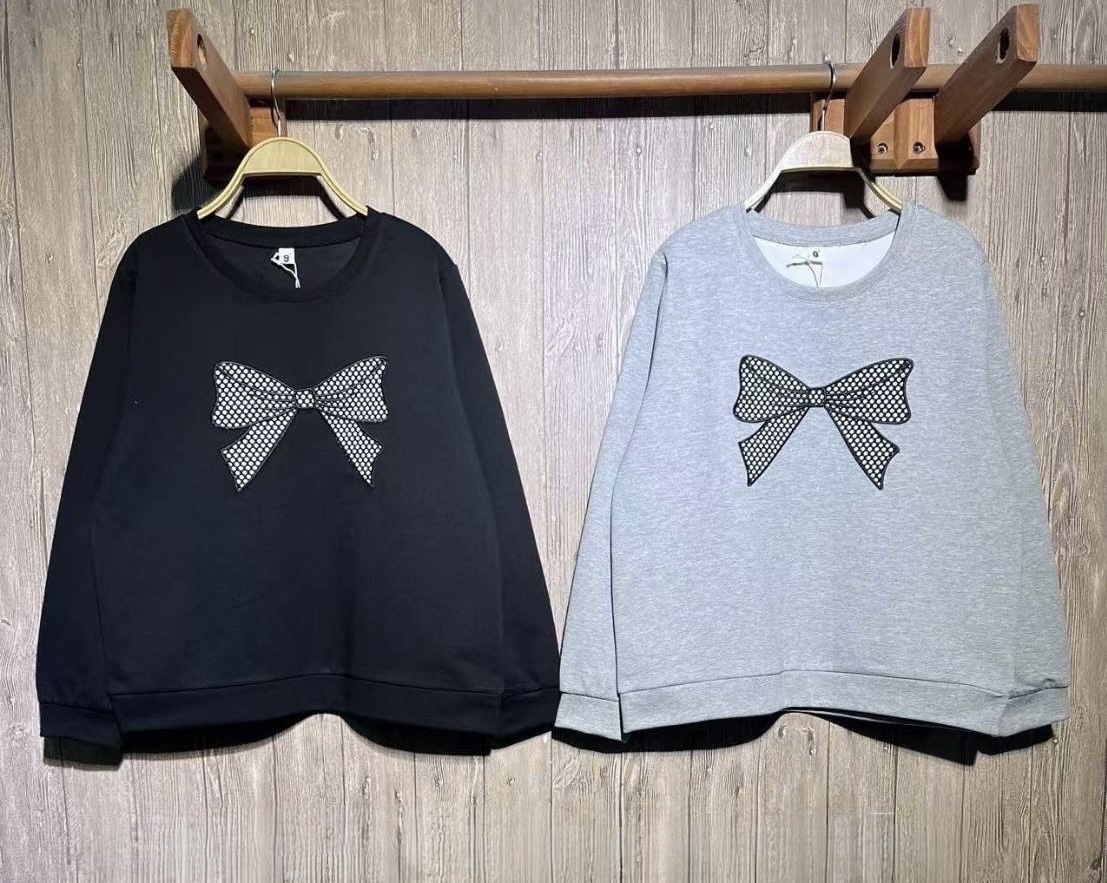 เสื้อยืดปักลายโบว์ 9am