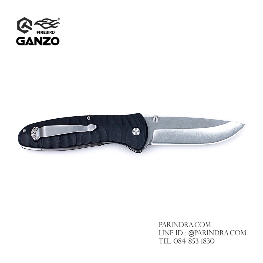 มีดพับ Ganzo กานโซ่ รุ่น Ganzo G6252-BK ด้ามสีดำ ของแท้ 100%