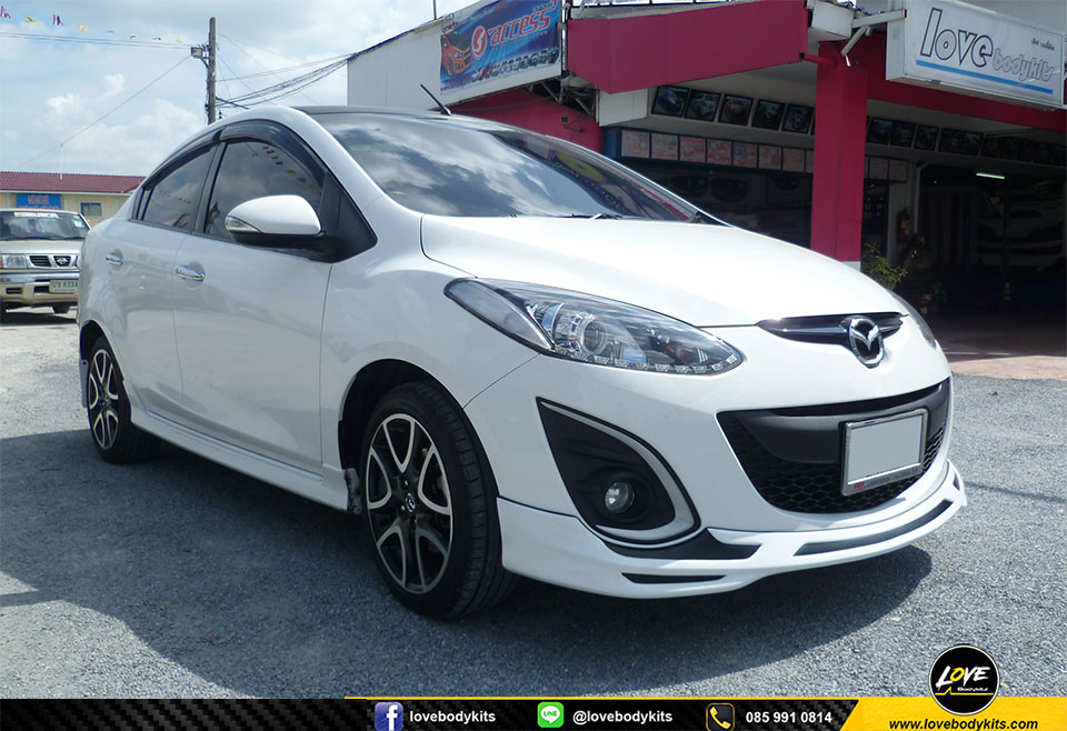 สเกิร์ตหน้า MAZDA 2 LIMITED EDITION : 20111-2014 / 4 ประตู