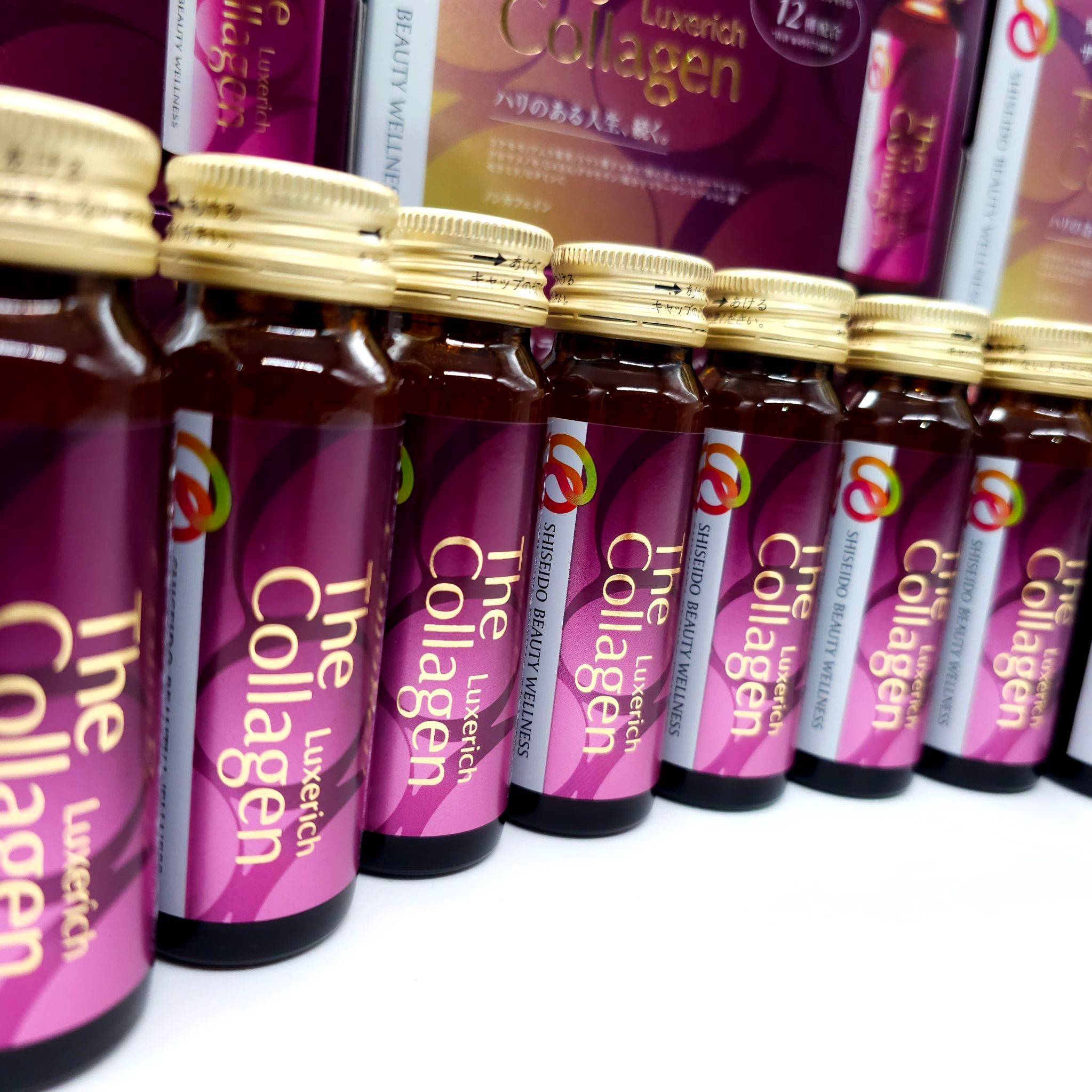 SHISEIDO คอลลาเจน Luxerich drink 10 ขวด