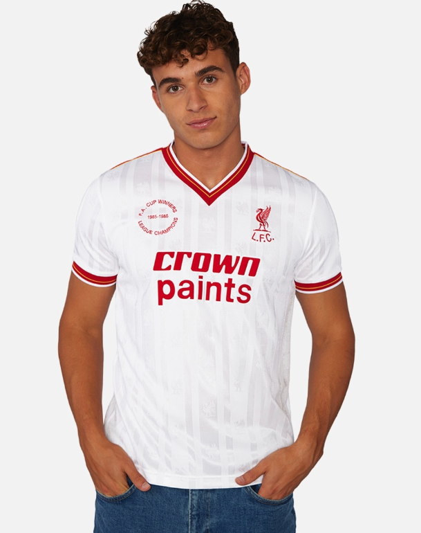 เสื้อย้อนยุคลิเวอร์พูล 1986 Away Shirt ของแท้