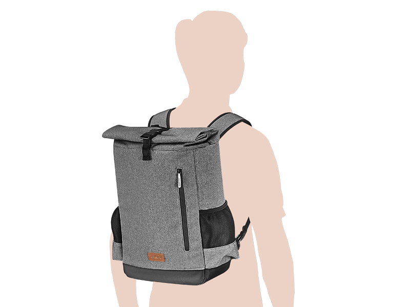 กระเป๋าแพนเนีย Bike Pannier–Backpack IB-SF3 (เทา-เงิน/น้ำเงิน/ดำ) สะพายหลังได้