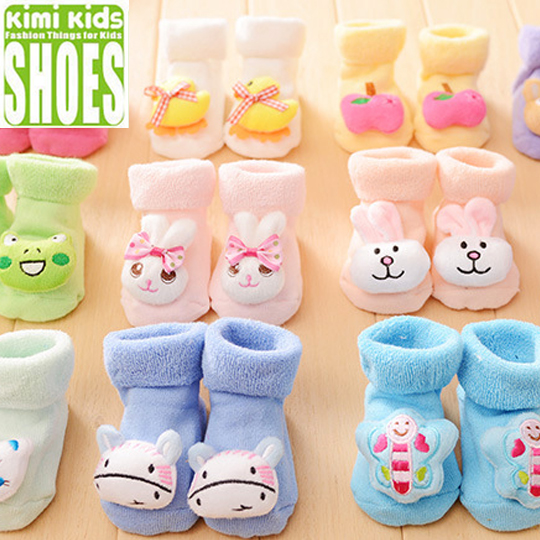 ถุงเท้าเด็ก KiMiKids (รุ่นใหม่) สำหรับเด็กแรกเกิด-1 ขวบ มีหลายลาย น่ารักมากค่ะ