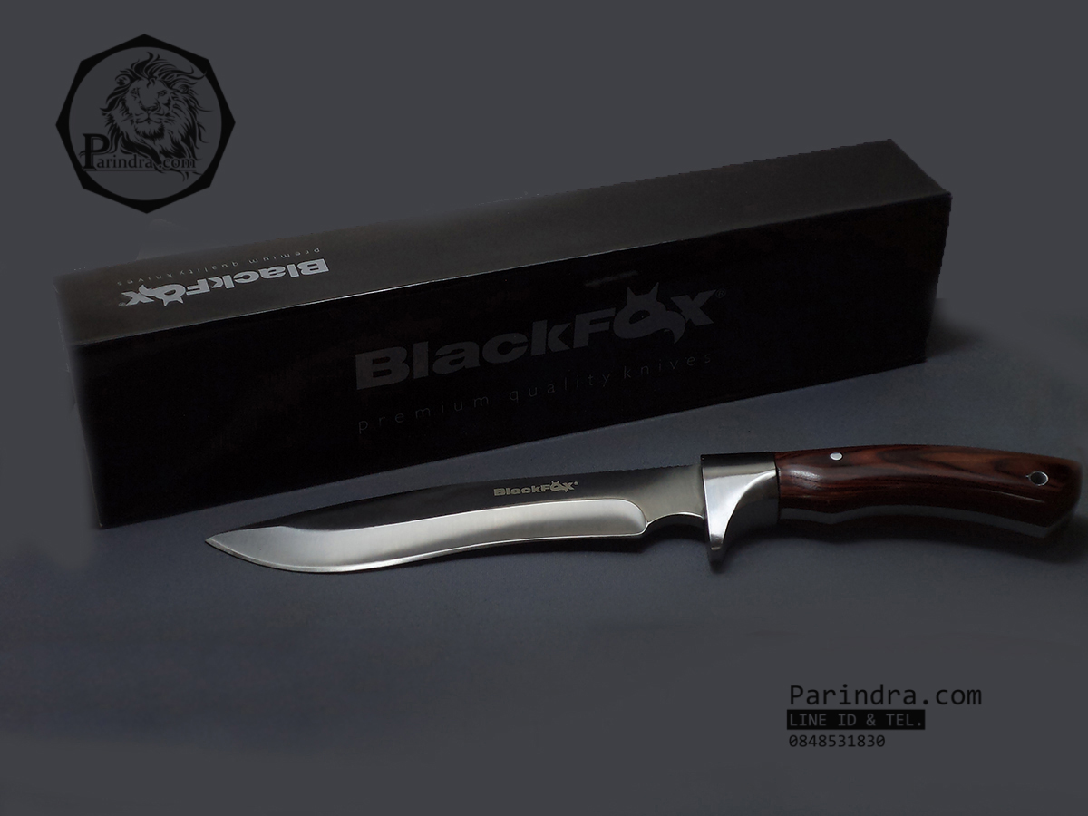 มีดใบตาย Blackfox Black FOX มีดเดินป่าทรงกรูข่า Kukri ขนาด 12 นิ้ว