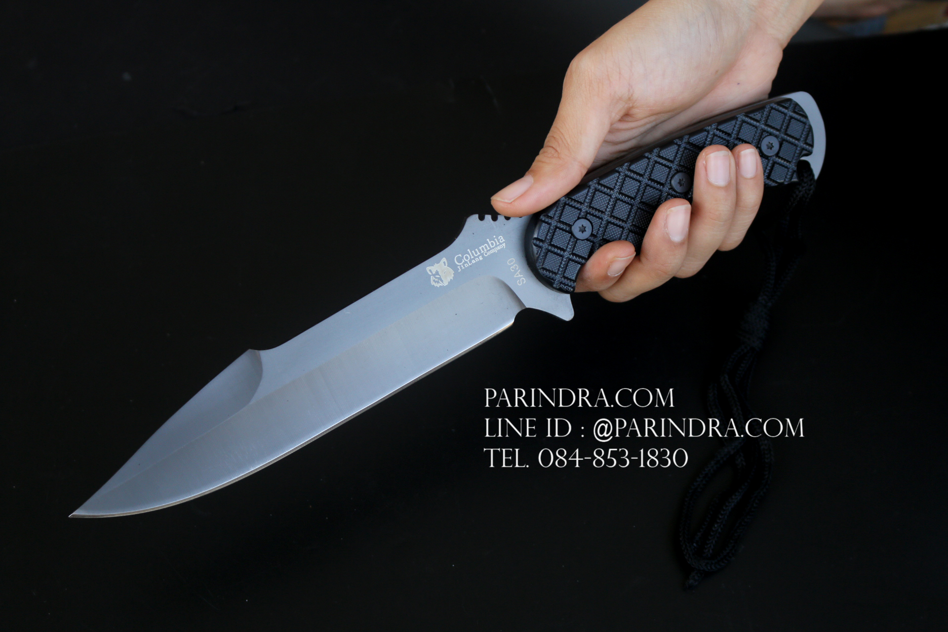 มีดเดินป่า COLOUMBIA รุ่น SA30 ปลอกมีดซองลายพราง