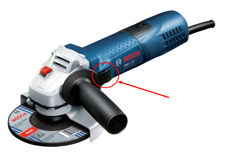 ตัวเลื่อนสวิทช์ หินเจียร BOSCH GWS7-100 #A7