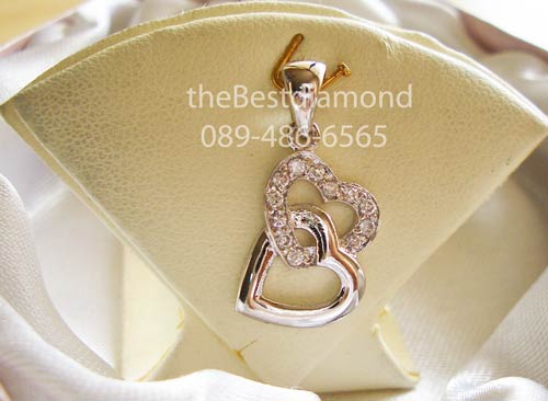 +++BP413RD+++จี้เพชร หัวใจเกี่ยวรัก+++จี้เพชรcz แบบน่ารักมากๆๆ ออกมาจากcatalogue เลยค่ะ ใส่ดูดีทุกโอกาส ไม่เวอร์มาก ใส่ได้ทุกโอกาส