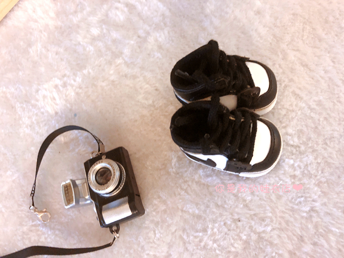 รองเท้าไนกี้ สำหรับตุ๊กตา 20 cm. ดำ