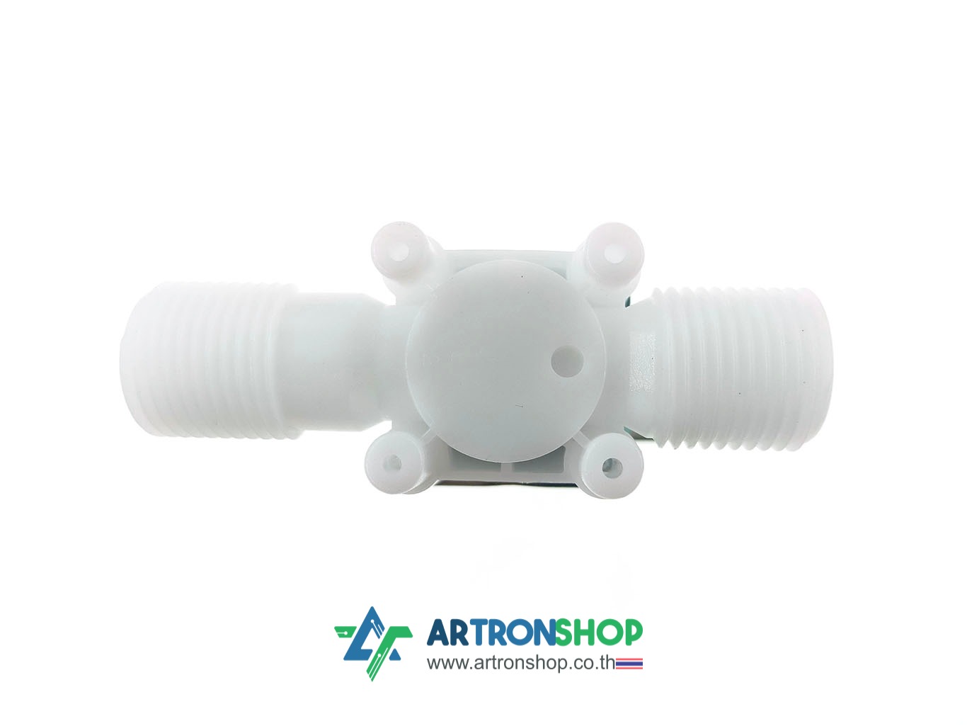 โซลินอยด์วาล์ว 12V ขนาด 4 หุน 1/2 นิ้ว ปกติปิด