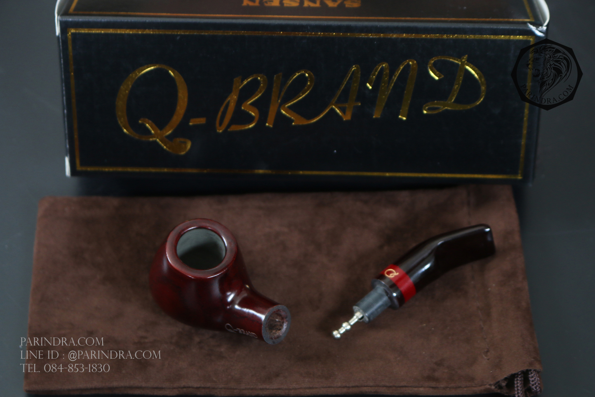 ไปป์ Q Brand Pipe ไม้แท้ ทรงสวย #Sansen 267