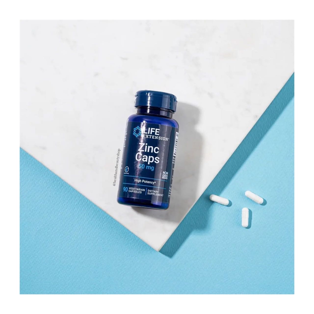Life Extension, Zinc Caps High Potency 50 mg 90 Vegetarian Capsules