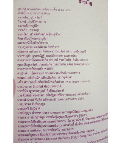 อนุสรณ์ในงานพระราชทานเพลิงศพ นายนพวัฒน์ (สนั่น) สมพื้น ม.ว.ม.,ป.ช. *ผู้เชี่ยวชาญเฉพาะด้านช่างศิลปกรรม (ช่างศิลปไทย)