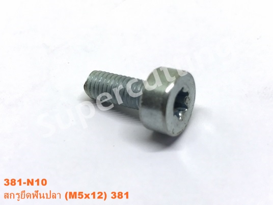 สกรูยึดฟันปลา 381 (M5x12)