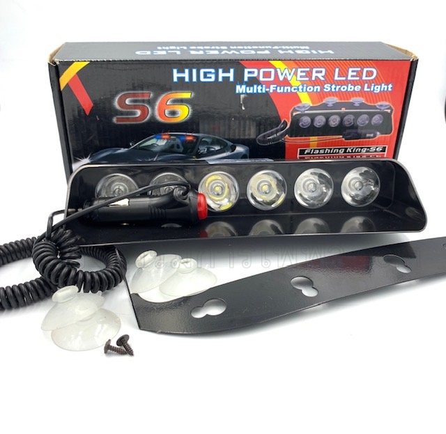 ไฟรถยนต์ฉุกเฉิน LED (6LED) 28cm.x12cm.